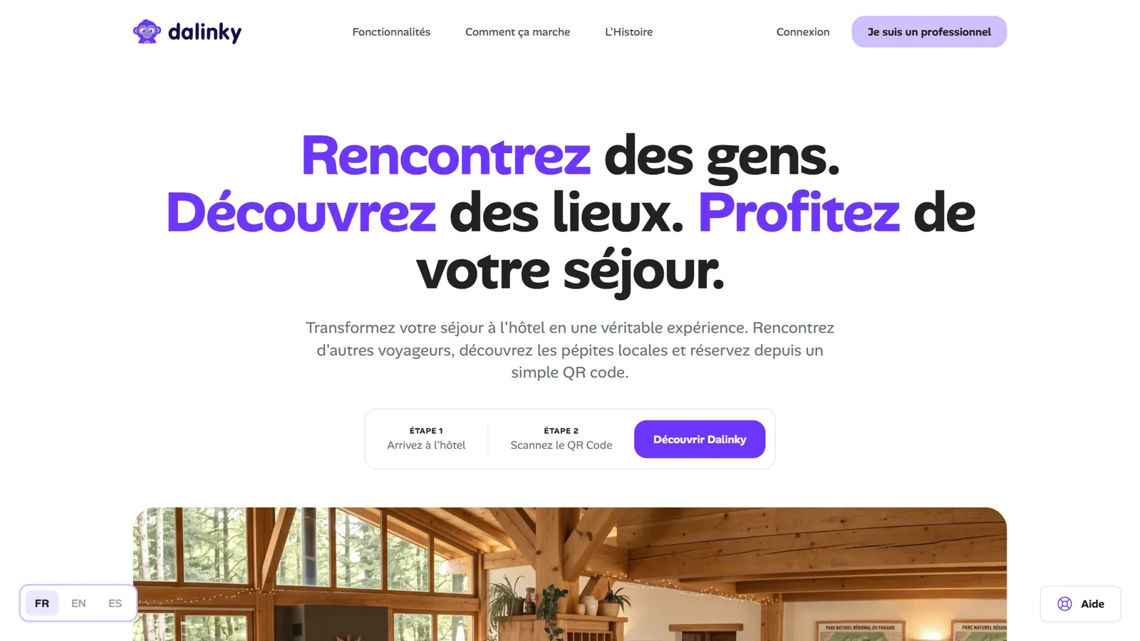 Dalinky : aperçu du site